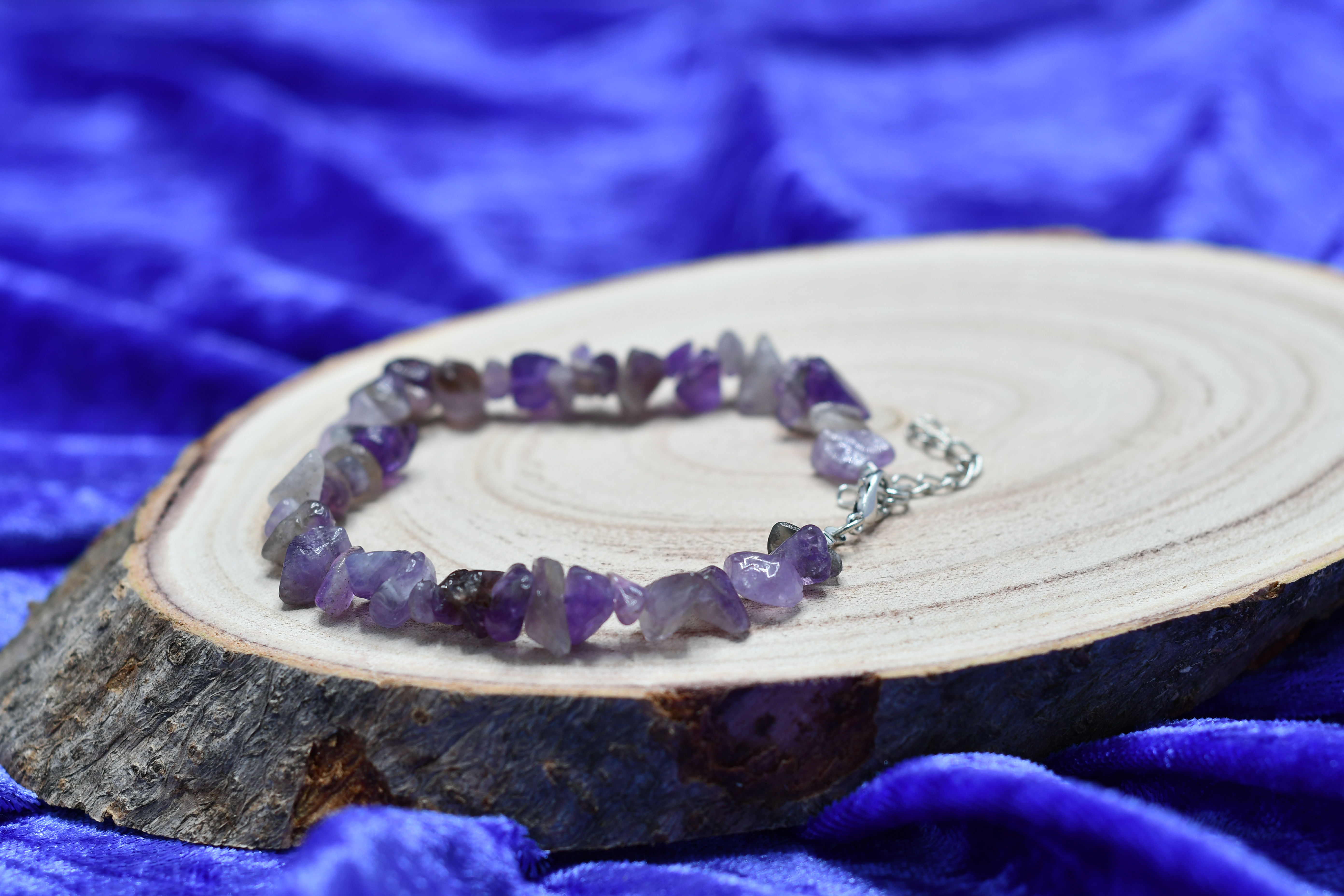 Amethist split armband