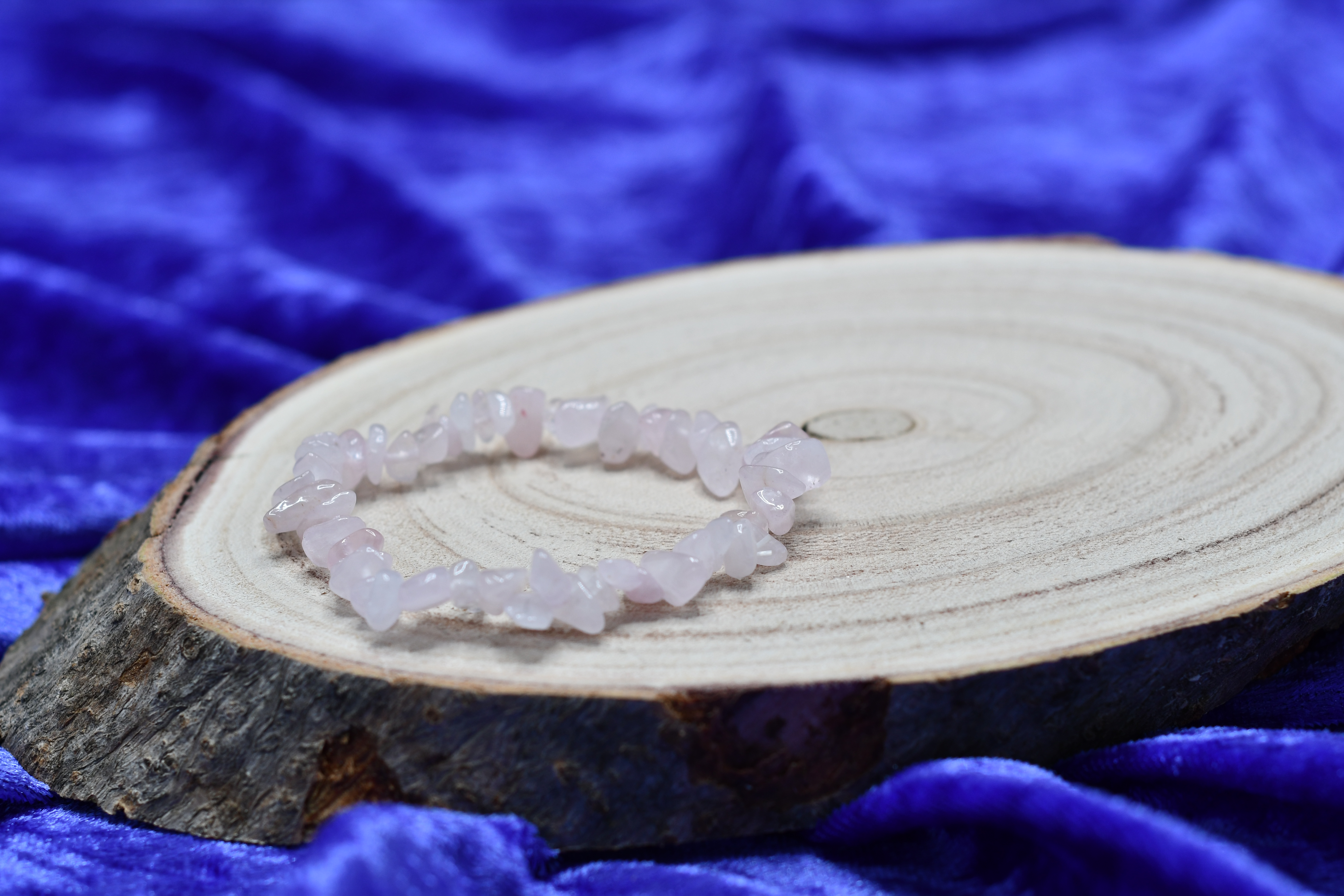 Rozenkwarts split armband (1)